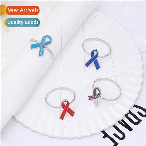 Almertz HIV World AIDS Day napkin clasp alloy napkin ring ch