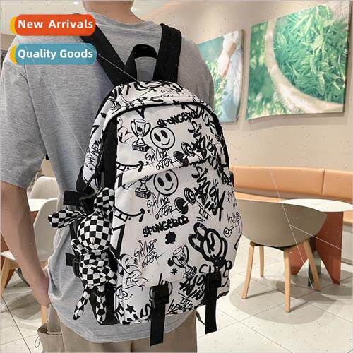 Shoulder bag male new junior high schoolbag backpack female