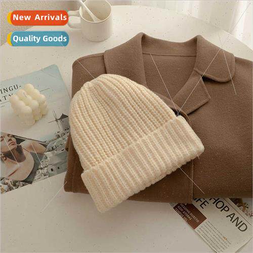 Show face small large  woolen cap female winter thick side w