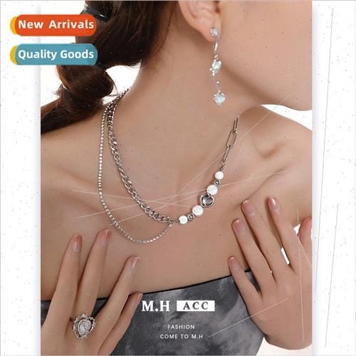 Europe love necklace female hundred wh no color loss bead sp