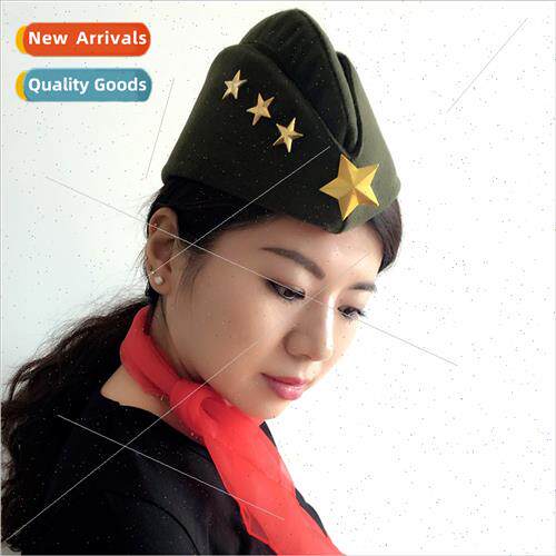 Tweed hat fall winter new hat sailor dance pentagram chain b