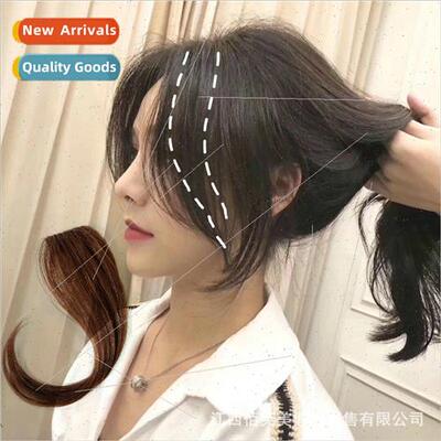 ies wig piece French eight air bangs dragon beard center par