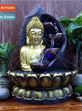 Buddha Resin Crafts Creative  of water features Chinese runn