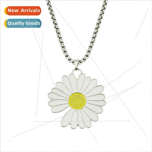 2020 new ins hip hop cool daisy flower ltle sun notch pendan