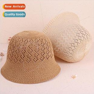 hollow new summer children sunshade Fisherman sun hat