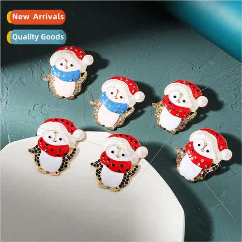 Europe new Christmas earrings Christmas e snowman Santa Clau
