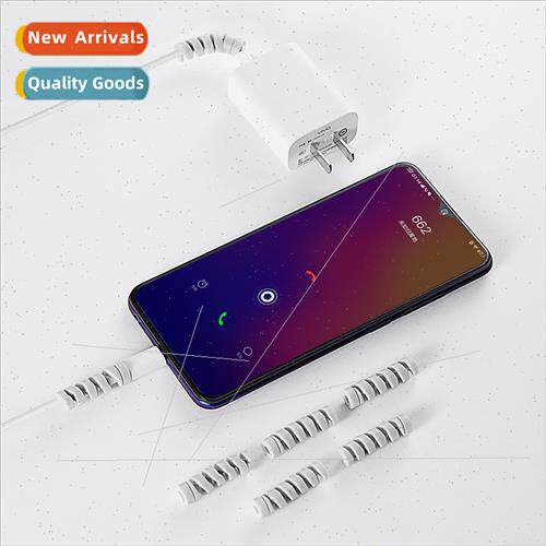 4 Pack Spiral Data Cable Protective Cover Charging Cable Ant