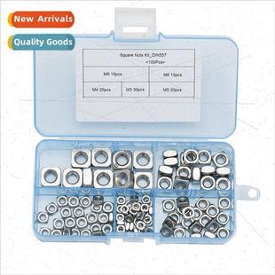 100PCS304 nuts set_ square