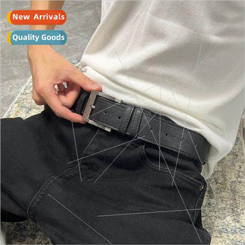 Men belt business casual HK retro nd pin buckle belt student