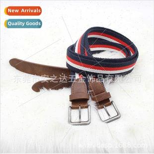 Elastic Trouser Belt Men Stch Braided Peplum Belt Women Allo