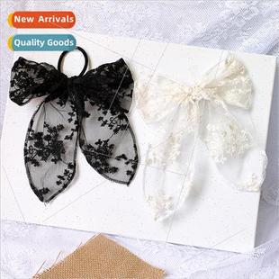 bow hair top fairy clip sweet lace rope Milk clips