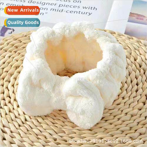 Japan solid color hair bands female wash face hair bands sof