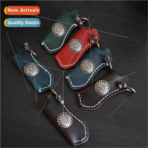 first layer crazy horse cowhide lighter case leather lighter