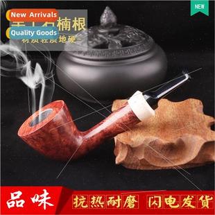 Flame pattern removable Handmade filter pipe 9MM cartr briar