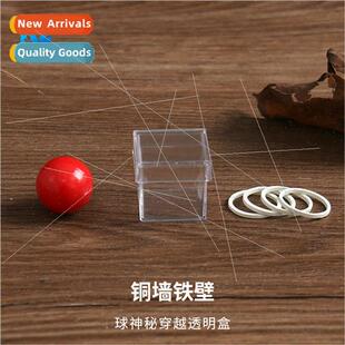 Copper wall iron wall small ball crossing into transparent b