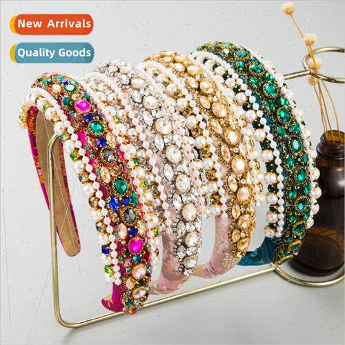 Hair accessories Europe retro high skull top hair band femal