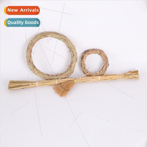 Straw Birdhouse Birdhouse Pocket Straw Broom Christmas Decor