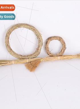 Straw Birdhouse Birdhouse Pocket Straw Broom Christmas Decor