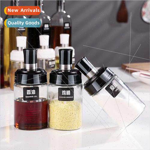 Kchen supplies glass spice bottle seasoning jar moisture spo