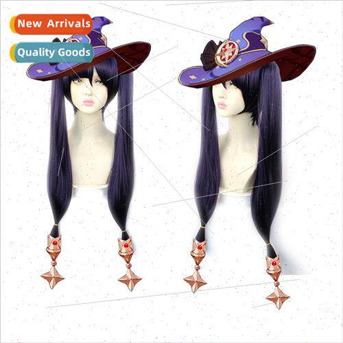 Wigs Mona Wigs Star Sky Water Mirror Mystic Astrologer Black