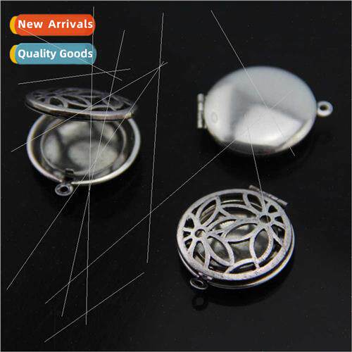 Magic Box Pendant DIY Jewelry Accessories Flower Skeleton Pe