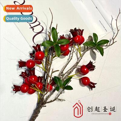 High simulation fru ornaments fake pomegranate foam simulati
