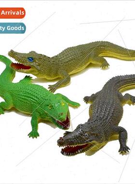 New Plastic Large Crocodile Model Amphibious Reptiles Produc