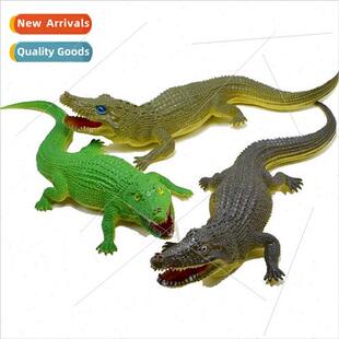 New Plastic Large Crocodile Model Amphibious Reptiles Produc