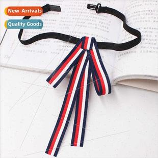 Tie Career Collar Striped Accessory Bow Flower Stude Fashion