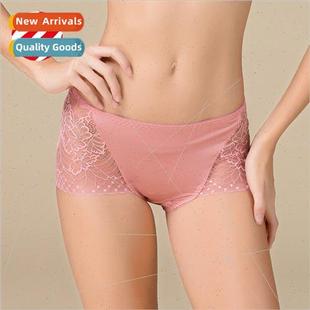 Summer  silk panties women thin breathable sexy lace package