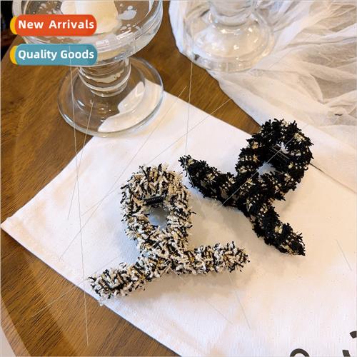 Autumn winter retro temperament simple grasp clip broken hai