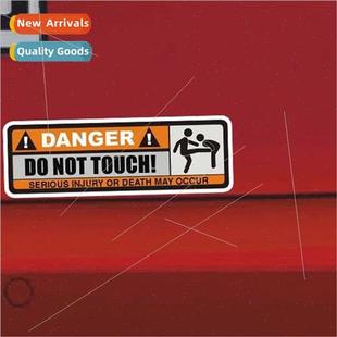 Sticker DANGER TOUCH Ref NOT Car