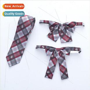bow tie lattice jacquard unim flower Japan necktie