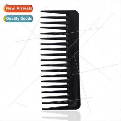 Black Plastic Comb 适用Hairdressers Haircutting Styling Comb