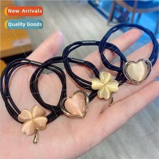 love simple imation ring hair flower stone eye cat new Korea