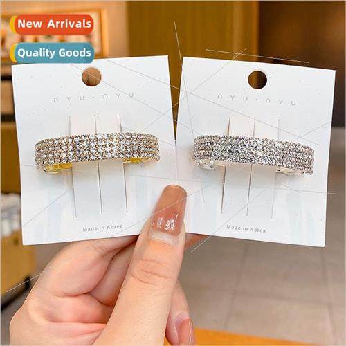 Diamond ponytail hair clips new arc plate hair headdress swe