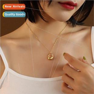 che Shaped Gold Europe Nec Hop Necklace Hip Vintage Skeleton