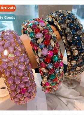 Europe Extra Wide Geometric Baroque Rhinestone Short Lola Ha