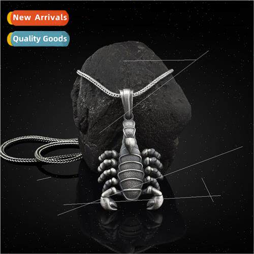 Europe Men Hip Hop Pendant Scorpion Insect Necklace Animal P