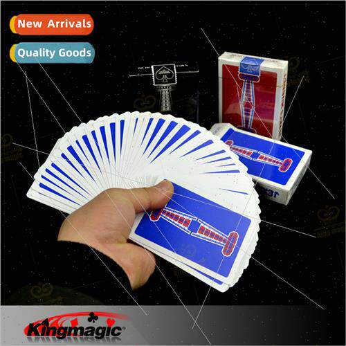 G1009 Ladder Playing Cards Red Blue Black    Props Imported