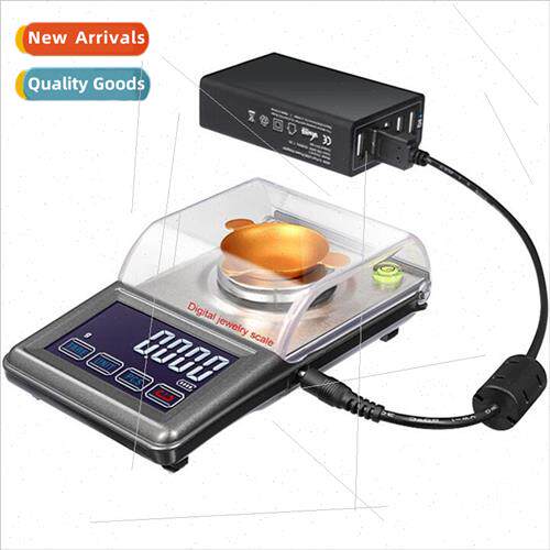 DS-26 Rechargeable Jewelry Scale wh Data Cable Accuracy Gold