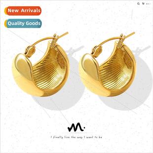 beads ins earrings shaped steel tanium niche new Europe