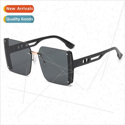 D home new square large frame sunglasses fashion set shootin