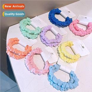 hair rope band Korea large color colorful fluorescent