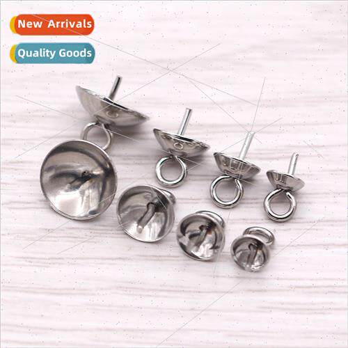 DIY jewelry accessories materials stainless steel round pear