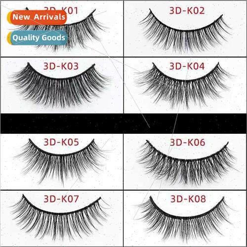 3D five pairs false eyelashes handmade natural long enlarged