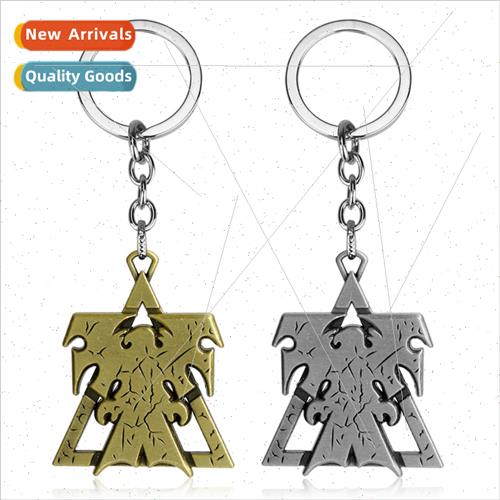 Online game  Human logo metal keychain chain car pendant