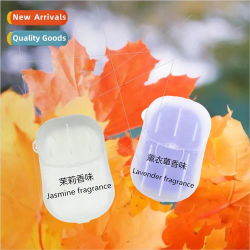 Travel 50 disposable soap tablets soap paper portable hwashi