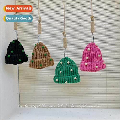 Small fur ball children woolen cap fall