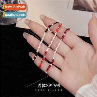 bamboo brace high lucky woven hand shore rise silver S925